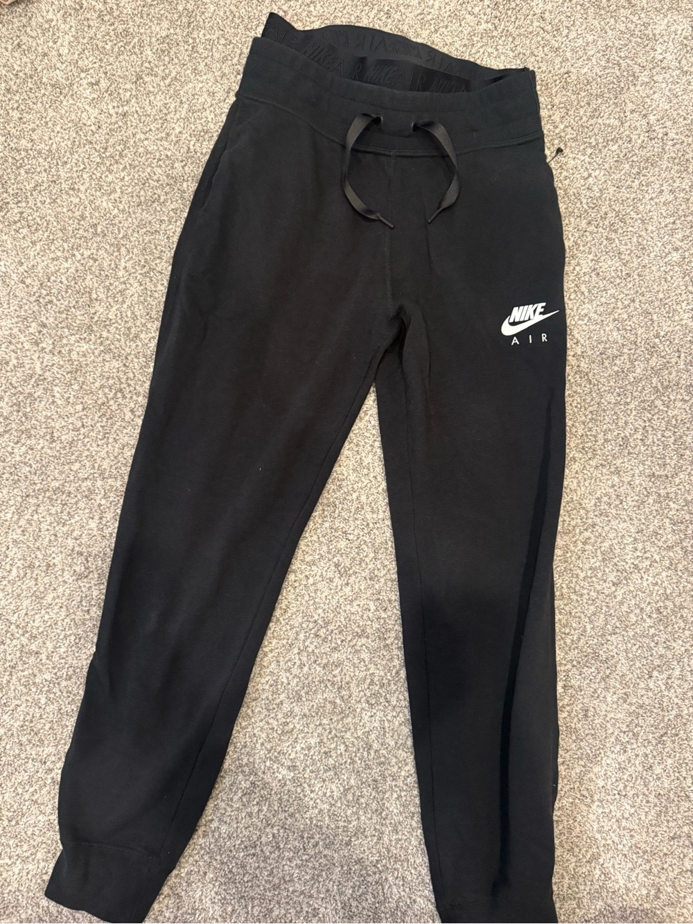 Nike Air Woman's Black Jogger Sweatpants